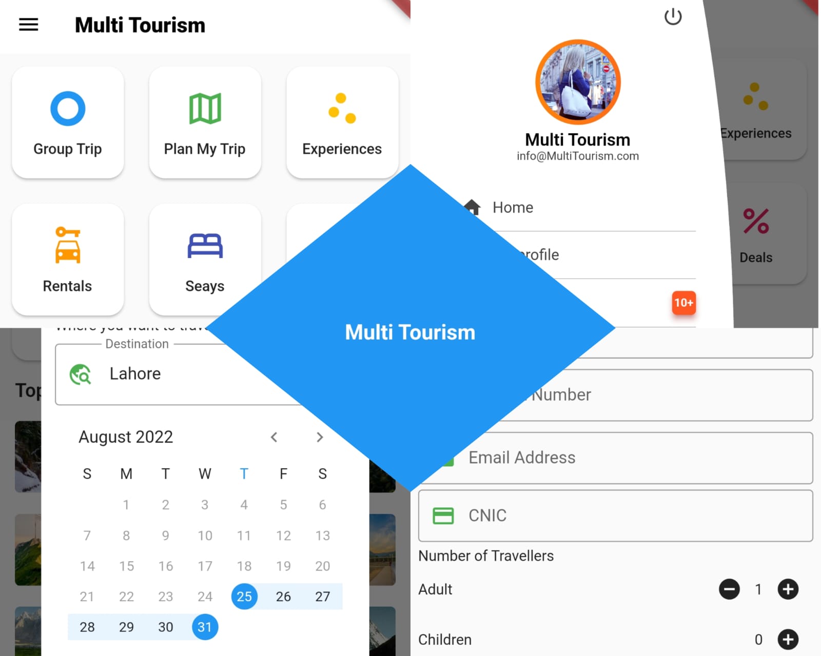 Multi-Tourism Travel Booking Platform